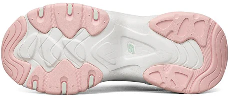 Purchase (Women) Skechers D'Lites 3.0 Low-Top Running Shoes White/Pink/Blue 88888398-WPTQ