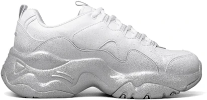 Order (Women) Skechers D Lites 3.0 Low-Top Sneakers White/Silver 149256-WSL