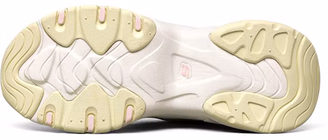 Purchase (Women) Skechers D Lites 3.0 Low Top Running Shoes White/Pink/Yellow 88888398-WYL