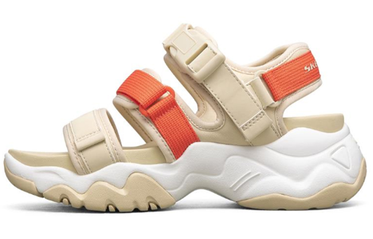 (Women) Skechers D'Lites 3.0 Sandal Yellow/Ornge 66666302-NAT