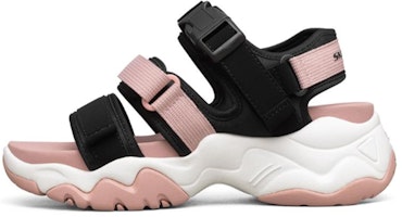 (Women) Skechers D'Lites 3.0 Sandals Black/Pink 66666302-BKPK (Women) Skechers D'Lites 3.0 Sandals Black/Pink 66666302-BKPK