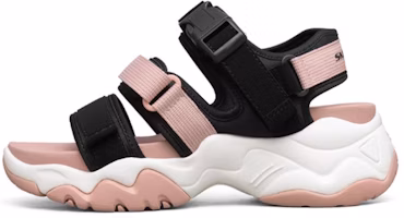 (Women) Skechers D'Lites 3.0 Sandals Black/Pink 66666302-BKPK (Women) Skechers D'Lites 3.0 Sandals Black/Pink 66666302-BKPK
