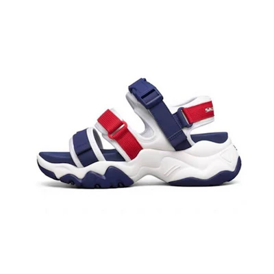 (W) Skechers D Lites 3.0 Sandals Blue