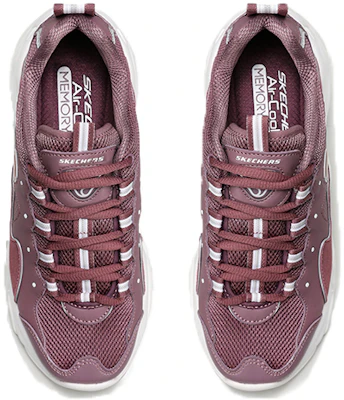 (W) Skechers D''Lites 3.0 Zenway Low-Top Laufschuhe Lila/Rot 12955-PUR Shop (W) Skechers D''Lites 3.0 Zenway Low-Top Laufschuhe Lila/Rot 12955-PUR