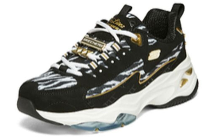 Lookbook (Women) Skechers D'Lites 4.0 30 'Black White' 149632-BKW