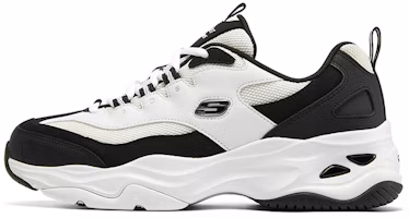 (Women) Skechers D'Lites 4.0 'Black White' 149492-BKW (Women) Skechers D'Lites 4.0 'Black White' 149492-BKW
