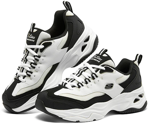 (W) Skechers D'Lites 4.0 'Negro Blanco' 149492-BKW Shop (W) Skechers D'Lites 4.0 'Negro Blanco' 149492-BKW