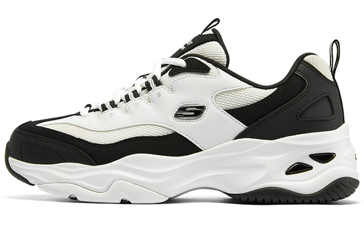 (Women) Skechers D'Lites 4.0 'Black White' 149492-BKW
