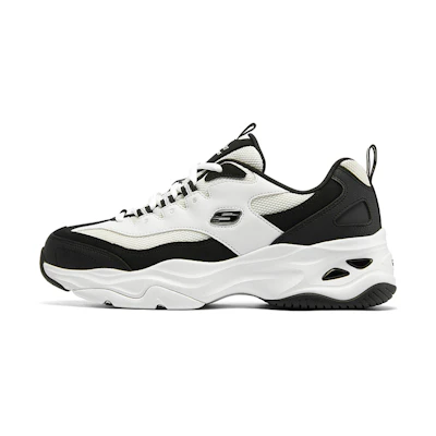 (W) Skechers D'Lites 4.0 'Black White'