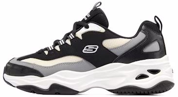 (Women) Skechers D'lites 4.0 'Grey Black' 896144-BKW (Women) Skechers D'lites 4.0 'Grey Black' 896144-BKW