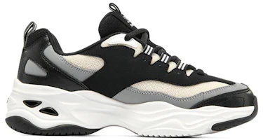 Order (Women) Skechers D'lites 4.0 'Grey Black' 896144-BKW