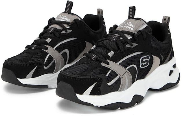 (Women) Skechers Sport D'Lites 4.0 Shoes 'Black Grey White' 896190-BKW Lookbook (Women) Skechers Sport D'Lites 4.0 Shoes 'Black Grey White' 896190-BKW