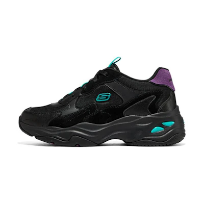 (W) Skechers DLITES 4.0 'Black Purple Green'