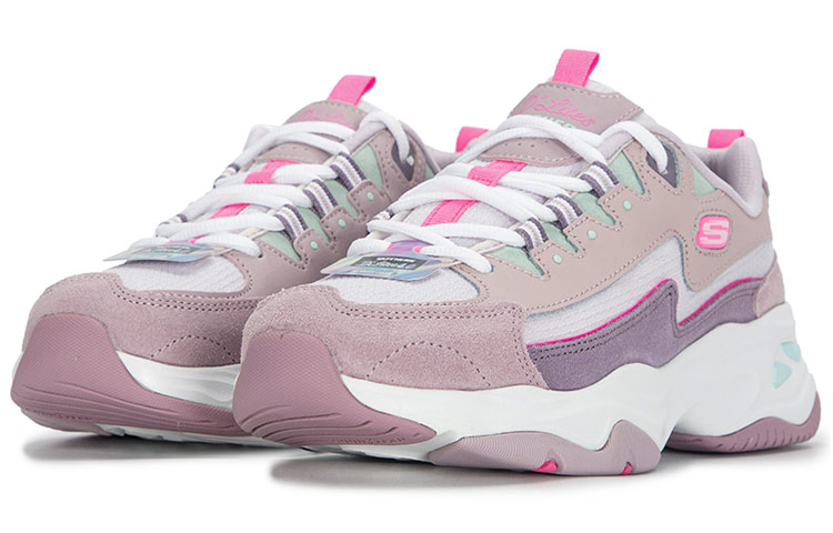 (W) Skechers D'lites 4.0 'Lavender White' 圖 3