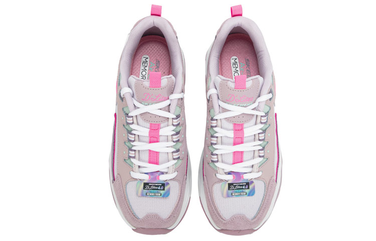 (W) Skechers D'lites 4.0 'Lavender White' 圖 4