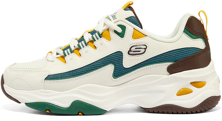 (Women) Skechers D'Lites 4.0 Low-Top Running Shoes White/Green 149915-WMLT Buy (Women) Skechers D'Lites 4.0 Low-Top Running Shoes White/Green 149915-WMLT