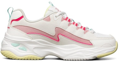 (W) Skechers D'lites 4.0 Kasut Rendah Putih/Merah Jambu/Kuning 149491-WMLT Order (W) Skechers D'lites 4.0 Kasut Rendah Putih/Merah Jambu/Kuning 149491-WMLT