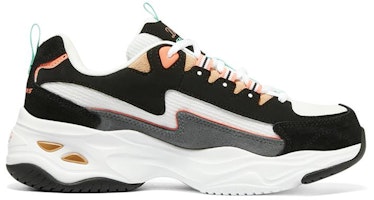 Skechers D‘lites 4.0 閃電熊貓鞋 休閒懶人鞋 女款 黑珊瑚色 Order Skechers D‘lites 4.0 閃電熊貓鞋 休閒懶人鞋 女款 黑珊瑚色