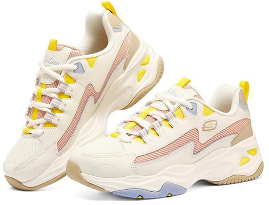 Skechers D‘lites 4.0 閃電熊貓鞋 低筒休閒老爸鞋 女款 白粉藍 Lookbook Skechers D‘lites 4.0 閃電熊貓鞋 低筒休閒老爸鞋 女款 白粉藍