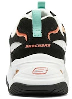 Skechers D‘lites 4.0 閃電熊貓鞋 休閒懶人鞋 女款 黑珊瑚色 Shop Skechers D‘lites 4.0 閃電熊貓鞋 休閒懶人鞋 女款 黑珊瑚色
