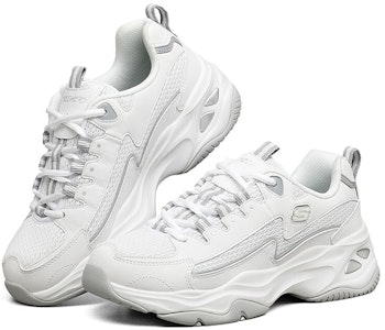 (W) Skechers D'lites 4.0 Sepatu Sneaker Putih Terbaru 149491-WHT Shop (W) Skechers D'lites 4.0 Sepatu Sneaker Putih Terbaru 149491-WHT
