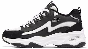 (Women) Skechers DLites 4.0 'Black White' 896044-BKW (Women) Skechers DLites 4.0 'Black White' 896044-BKW