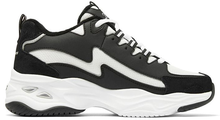 (W) Skechers DLites 4.0 '黑白' 运动鞋 896044-BKW Order (W) Skechers DLites 4.0 '黑白' 运动鞋 896044-BKW