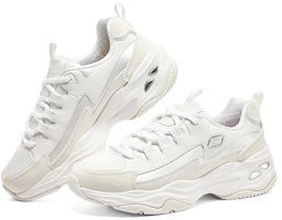 Lookbook (Women) Skechers D'lites 4.0 'White' 896156-WSL