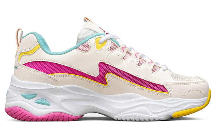 Order (W) 斯凯奇 D'Lites 4.0 女士运动鞋 粉白黄 896024-NTMT