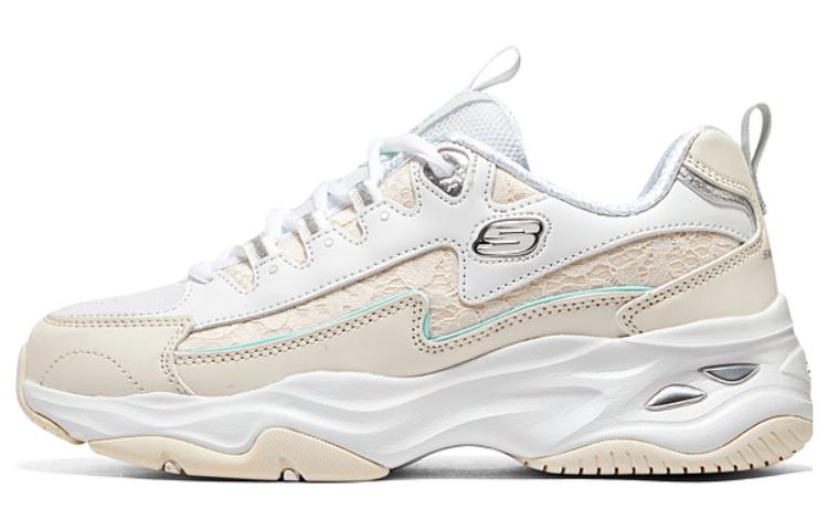 (Women) Skechers D'lites 4.0 'White Cream' 896147-MULT