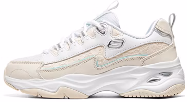 (Women) Skechers D'lites 4.0 'White Cream' 896147-MULT (Women) Skechers D'lites 4.0 'White Cream' 896147-MULT