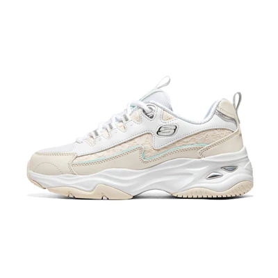 (W) Skechers D'lites 4.0 'White Cream'