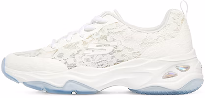 (Women) Skechers DLites 4.0 'White Lace' 896092-WHT (Women) Skechers DLites 4.0 'White Lace' 896092-WHT
