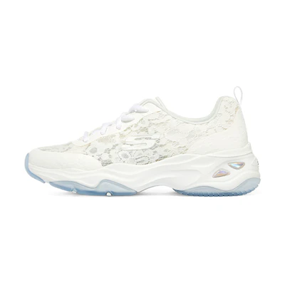 (W) Skechers DLites 4.0 'White Lace'