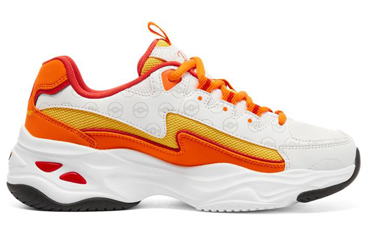 Order Skechers D‘Lites 4.0 低幫緩震老爹鞋 女款 白橙