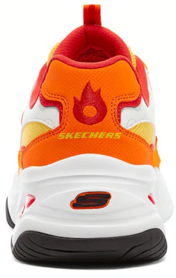 Skechers D‘Lites 4.0 低幫緩震老爹鞋 女款 白橙 Shop Skechers D‘Lites 4.0 低幫緩震老爹鞋 女款 白橙