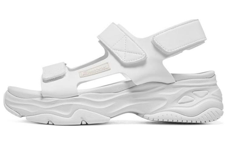 (Women) Skechers D'Lites 4.0 'White Pudding Sandal' 119846-WHT