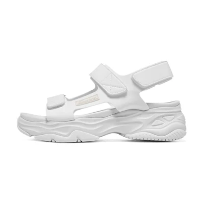 (W) Skechers D'Lites 4.0 'White Pudding Sandal'
