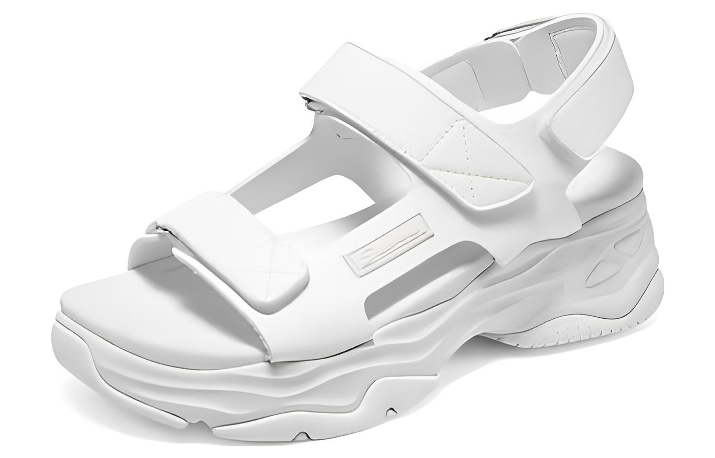 Lookbook Skechers D'LITES 4.0 布丁涼鞋 運動涼鞋 女款 白