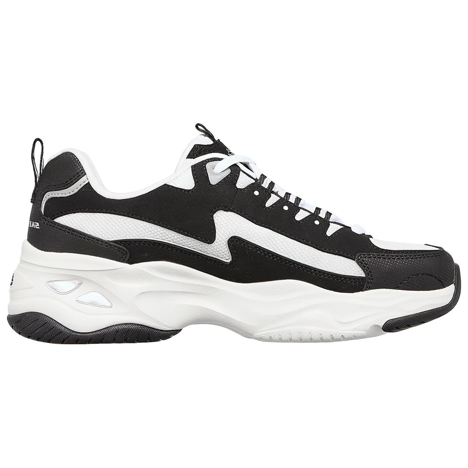 Order (Women) Skechers D'lites 4.0 Black/White 149491-BKW