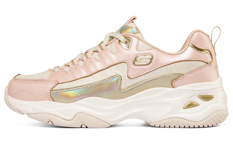 (W) Skechers D'Lites 4.0 Elite PRM 'Pink White Gold'
