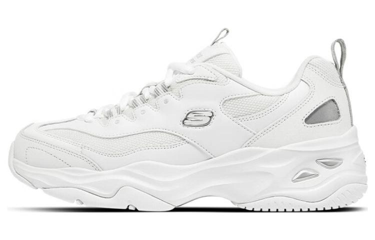 (Women) Skechers D'Lites 4.0 Low 'White Grey' 896009-WGY