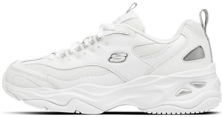Skechers D'LITES 4.0 防滑耐磨 低筒 老爸鞋 女款 白灰 Buy Skechers D'LITES 4.0 防滑耐磨 低筒 老爸鞋 女款 白灰