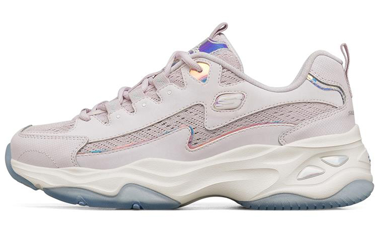 (Women) Skechers D'Lites 4.0 Low Running Shoes Purple 896009-LAV