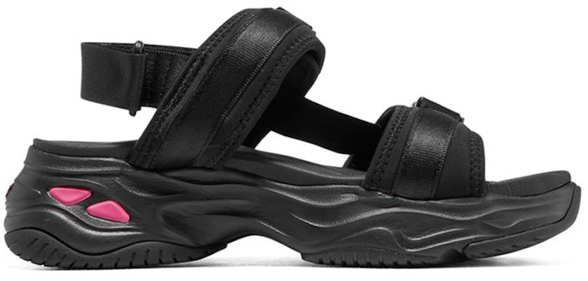 (W) スケッチャーズ D'lites 4.0 サンダル 黒ピンク 119385-BBK Order (W) スケッチャーズ D'lites 4.0 サンダル 黒ピンク 119385-BBK