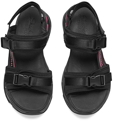 (W) Skechers D'lites 4.0 Sandal 'Hitam Pink' 119385-BBK Shop (W) Skechers D'lites 4.0 Sandal 'Hitam Pink' 119385-BBK