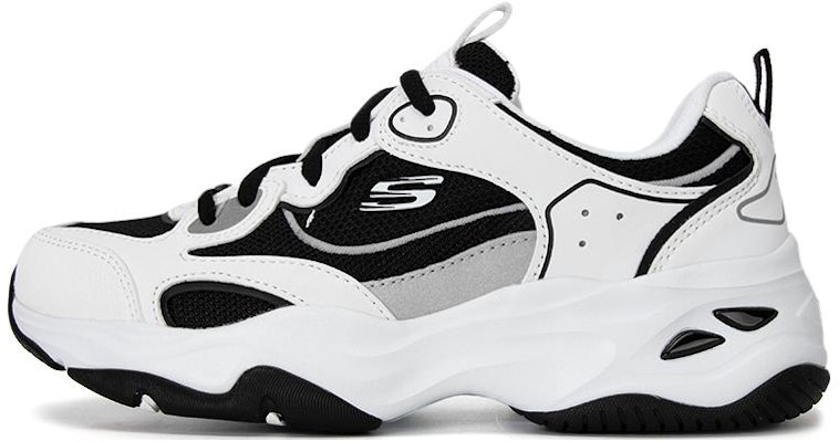 (W) スケッチャーズ D'Lites 4.0 白黒 896256-WBK Buy (W) スケッチャーズ D'Lites 4.0 白黒 896256-WBK