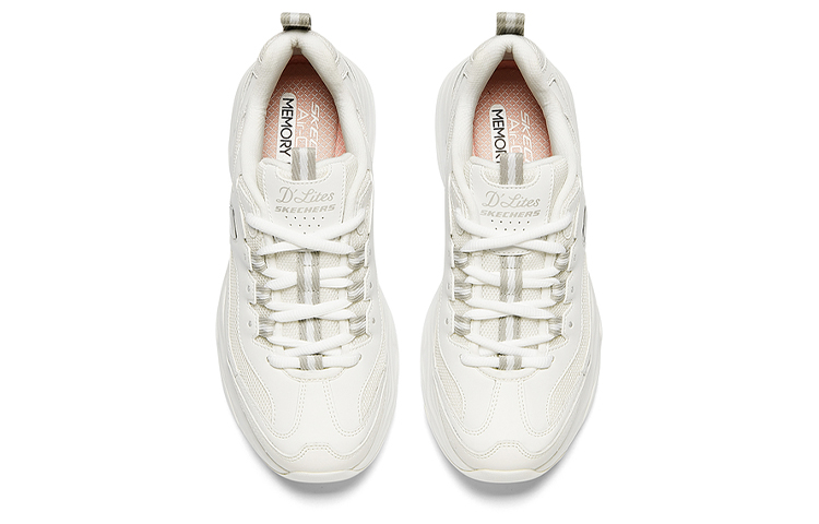 Shop (W) Skechers D'Lites 4.0 'Blanco Gris' 149492-WGY