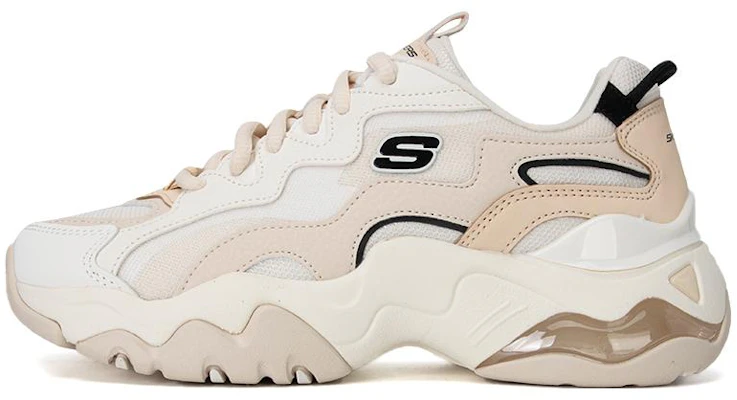 Skechers D‘LITES 耐磨減震 低筒 運動休閒鞋 女款 米白 Buy Skechers D‘LITES 耐磨減震 低筒 運動休閒鞋 女款 米白