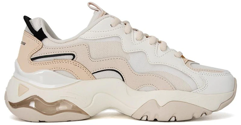 Skechers D‘LITES 耐磨減震 低筒 運動休閒鞋 女款 米白 Order Skechers D‘LITES 耐磨減震 低筒 運動休閒鞋 女款 米白